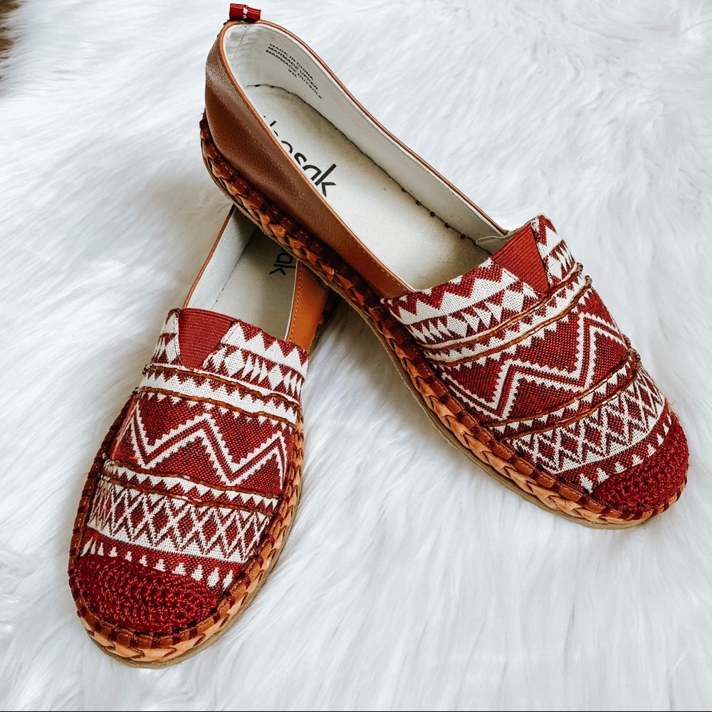 The Sak Echo Aztec Boho Espadrille shoes 9.5